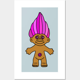 Pink Troll Posters and Art